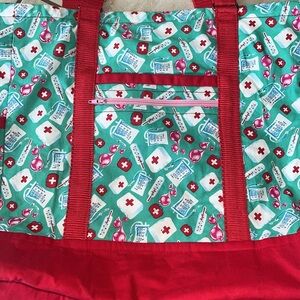 Medical Themed Handmade Tote Bag